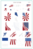 United States of America (CjS-256) - Clear Jelly Stamping Plate