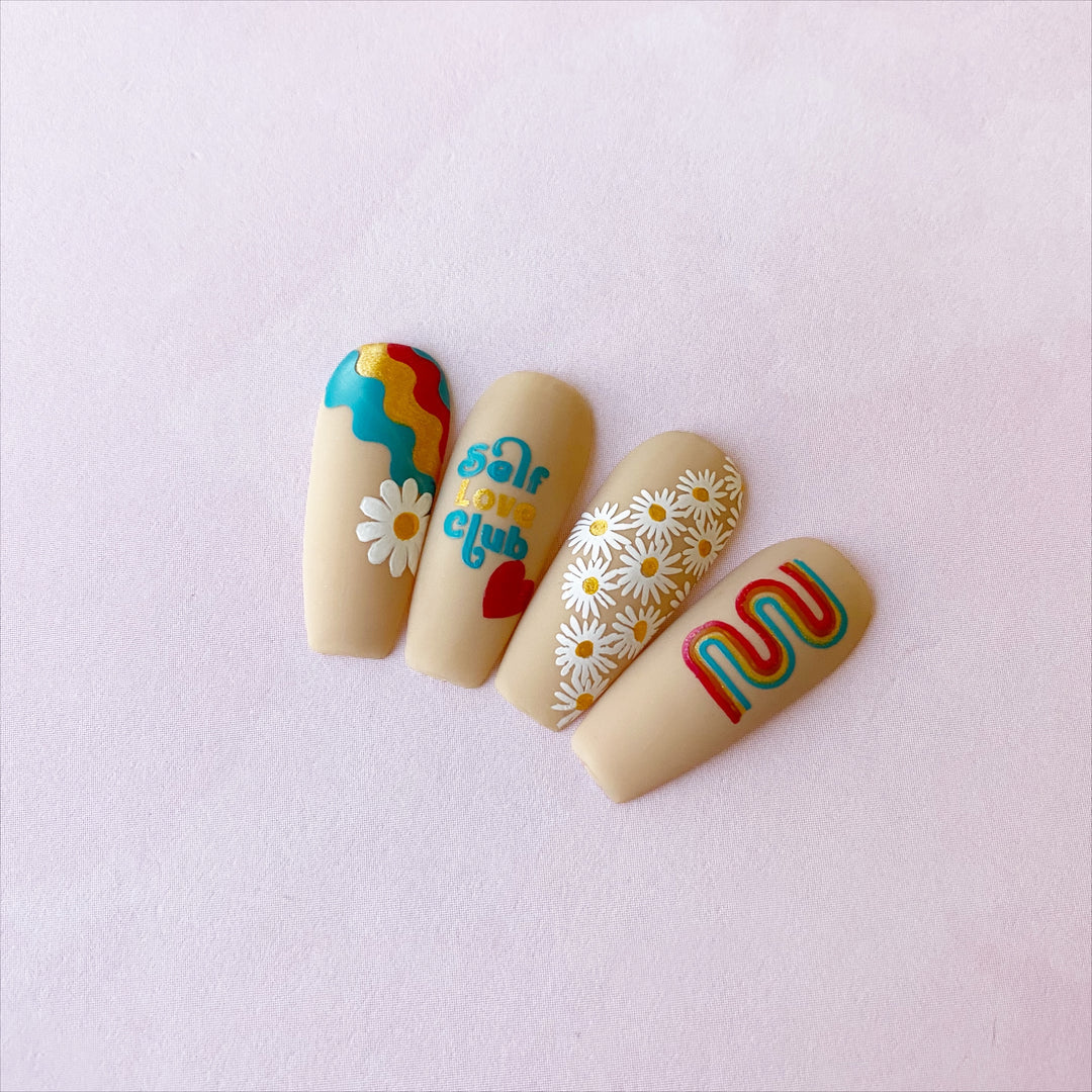 Hippie Revival (CjS 252) - Clear Jelly Stamping Plate