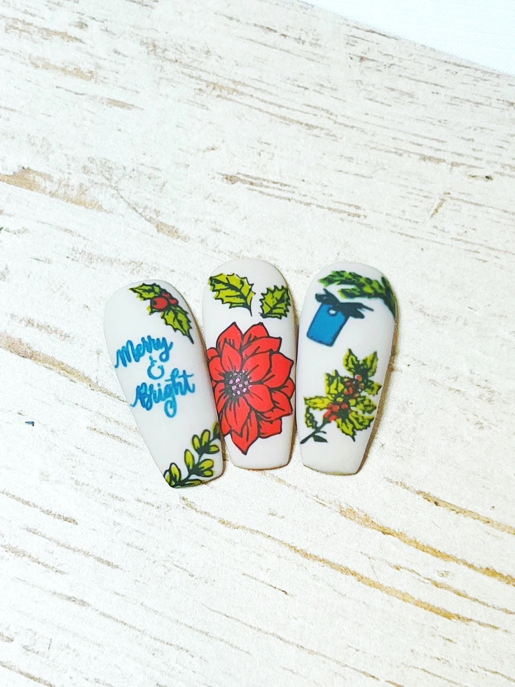 Christmas Gifts & Greens (CjSC-65) Steel Nail Art Stamping Plate - Clear Jelly Stamper