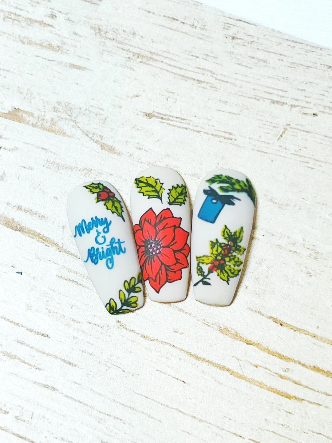 Christmas Gifts & Greens (CjSC-65) Steel Nail Art Stamping Plate - Clear Jelly Stamper