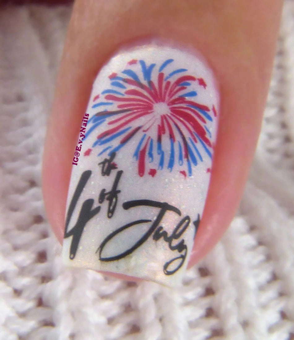 Fourth of July (CjS-255) - Clear Jelly Stamping Plate