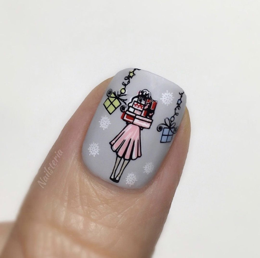 Mistletoe Wishes (CjS C-47) - Clear Jelly Stamping Plate