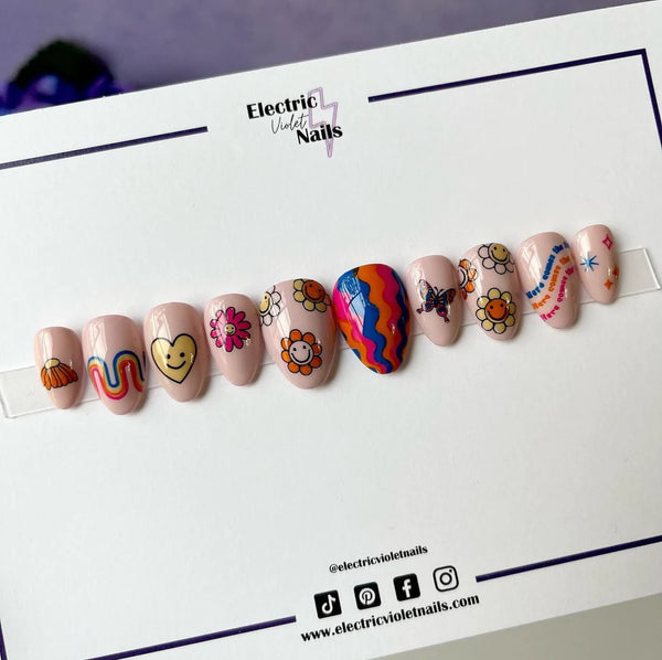 Hippie Revival (CjS 252) - Clear Jelly Stamping Plate