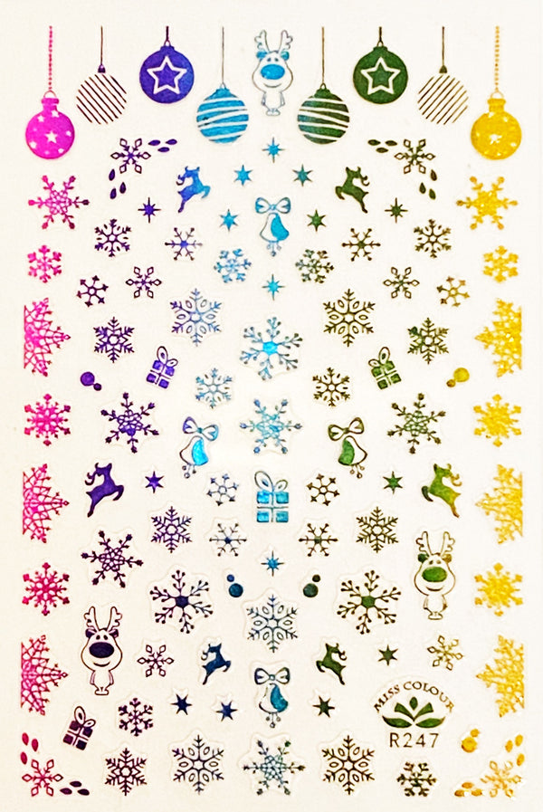 Pasties - Holiday Rainbow -  3 piece set!