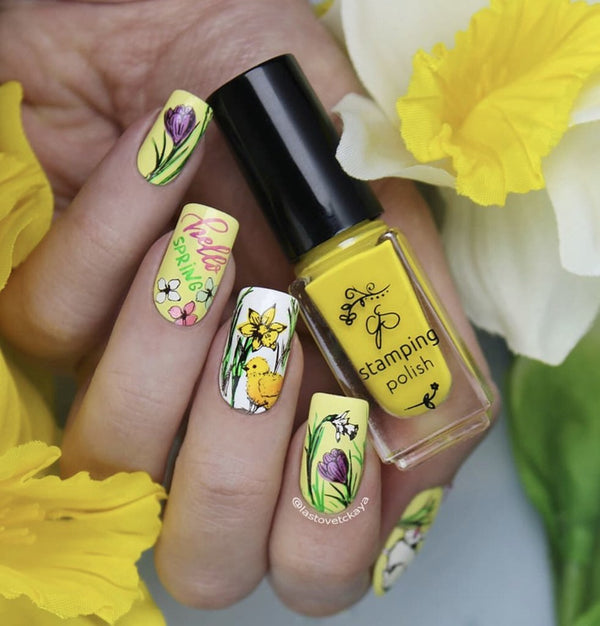 Bunny Kisses (CjSH-29)  - Clear Jelly Stamping Plate