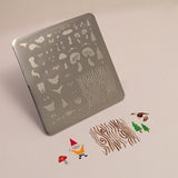 In The Woods (CjS-12) - CJS Small Stamping Plate