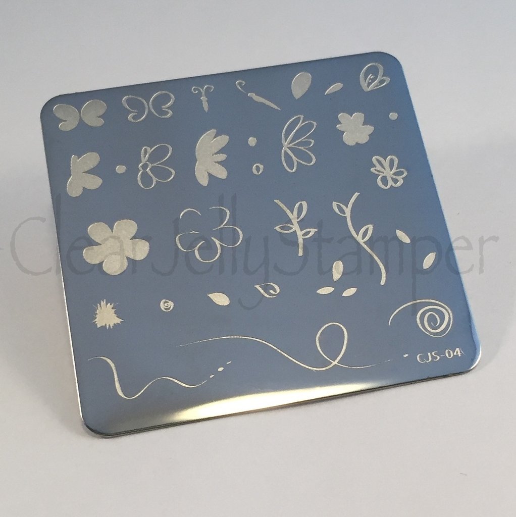Infinite Flower (CjS-04) - CJS Small Stamping Plate Secondary image