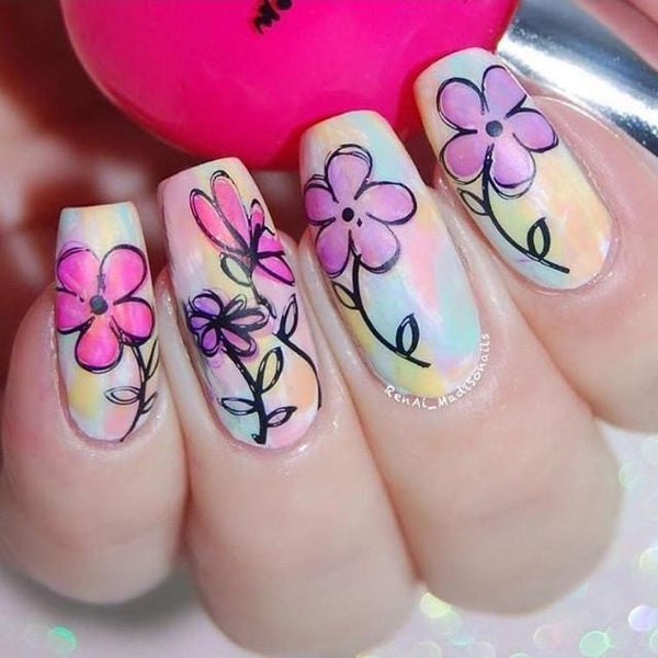Infinite Flower (CjS-04) - CJS Small Stamping Plate