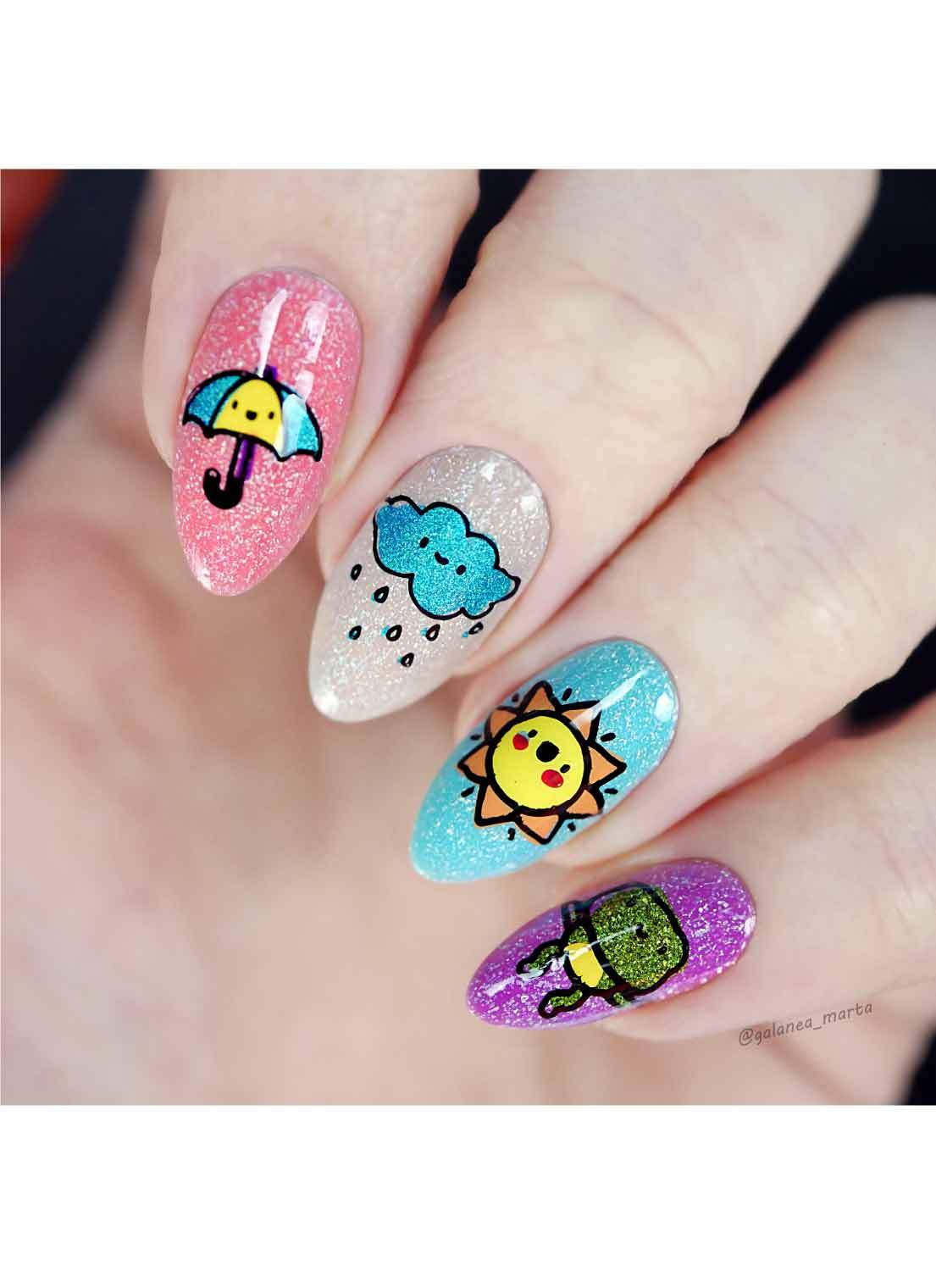 Spring Kawaii Layers -  Uber Chic Stamping Plate Secondary image
