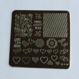 Layers of LoVe (CjS V-04) - CJS Small Stamping Plate