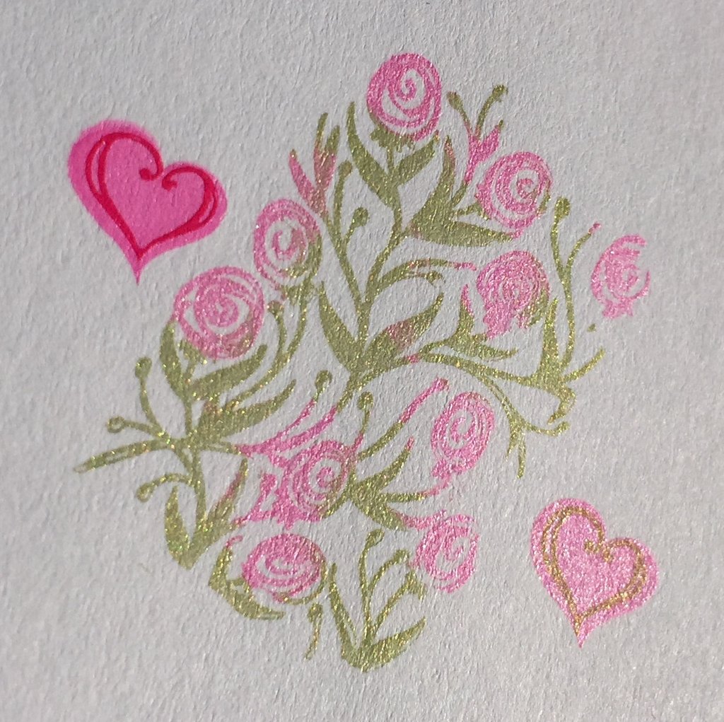 Layers of LoVe (CjS V-04) - CJS Small Stamping Plate