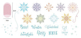 Let it Snow (CjSC-18) - Clear Jelly Stamping Plate