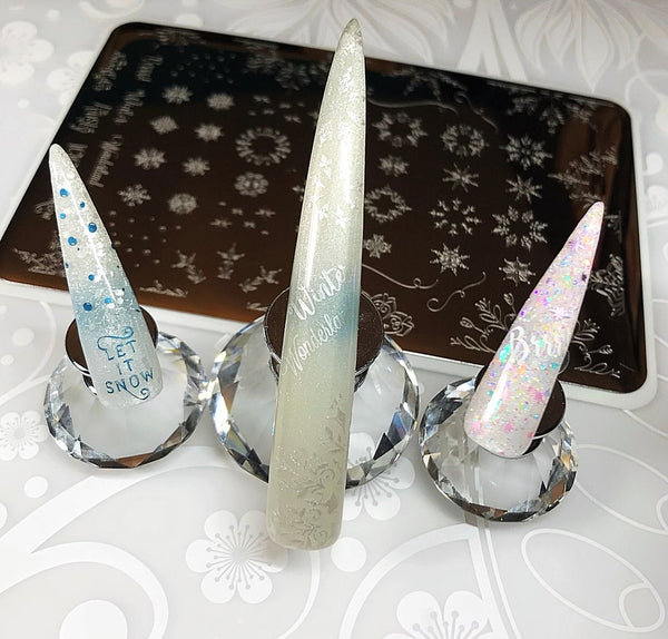Let it Snow (CjSC-18) - Clear Jelly Stamping Plate