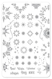 Let it Snow (CjSC-18) - Clear Jelly Stamping Plate