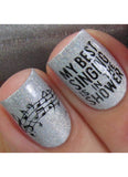 Let's Rock - Uber Chic Stamping Plate