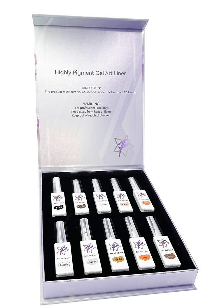 10 Piece Gel Art Liner Box Set - Fall Colors Secondary image