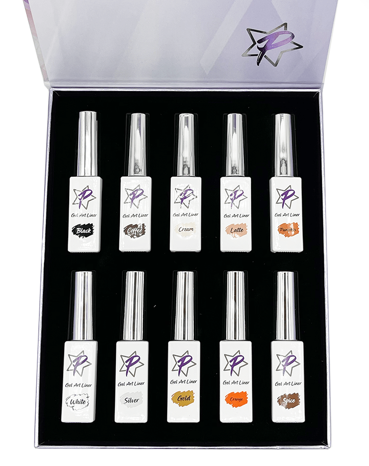 10 Piece Gel Art Liner Box Set - Fall Colors Main image