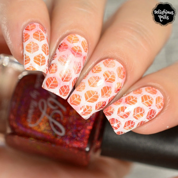 Lovely Leaves 3 - Uber Chic Stamping Plate