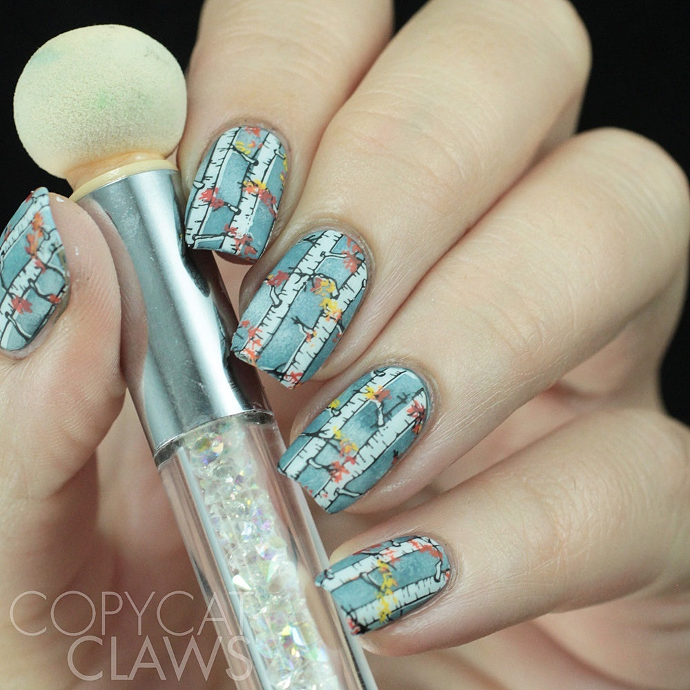 Lovely Leaves 3 - Uber Chic Stamping Plate Secondary image