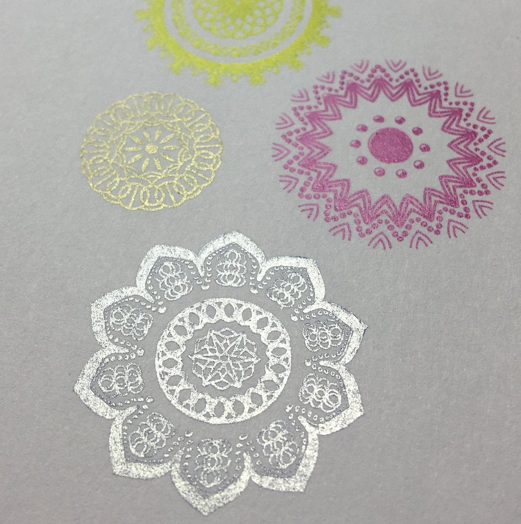 Manishas Mandalas (CjSLC-19)  - Clear Jelly Stamping Plate