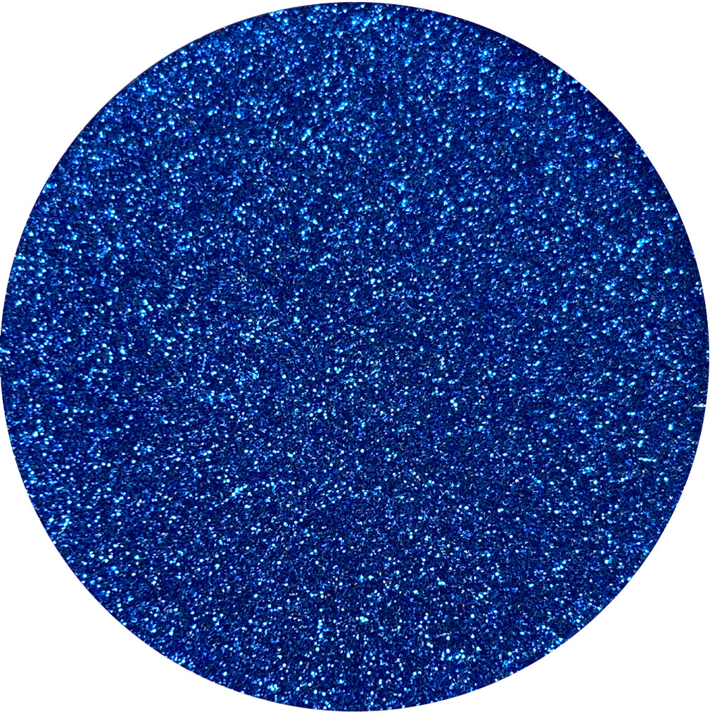 Soft Marine Blue Glitter