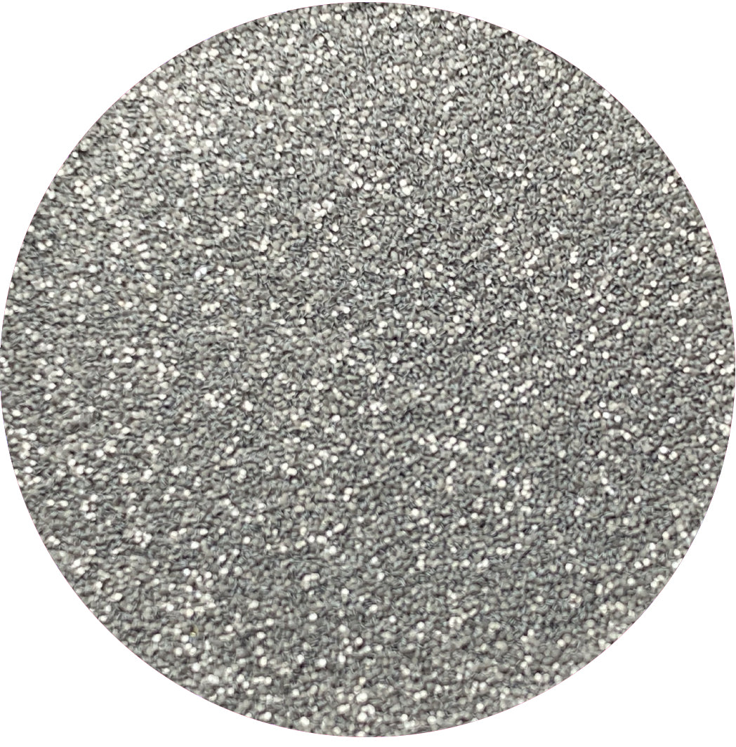 Matte Grey Patent Leather Glitter
