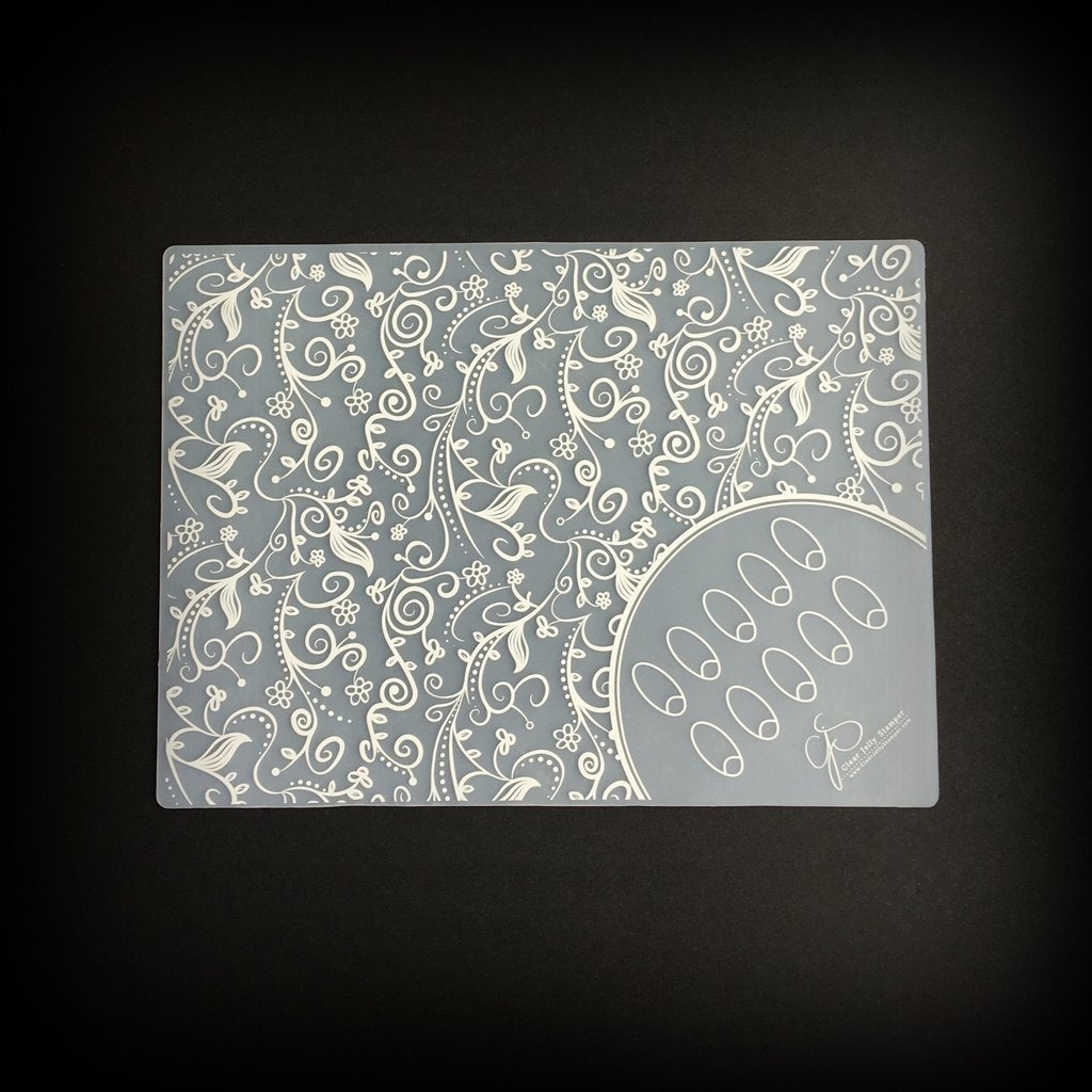 CjS Nail Art Mat - Tracey Swirl #2 Main image