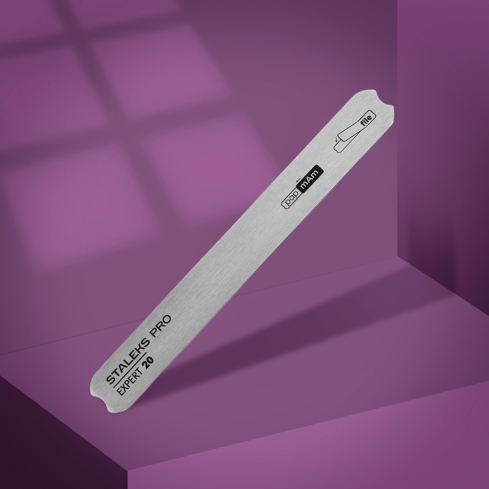 Nail File Metal Straight File Base - Expert 20   MBE-20 Secondary image