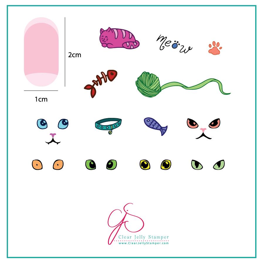 Meow (CjS-60) - CJS Small Stamping Plate Secondary image
