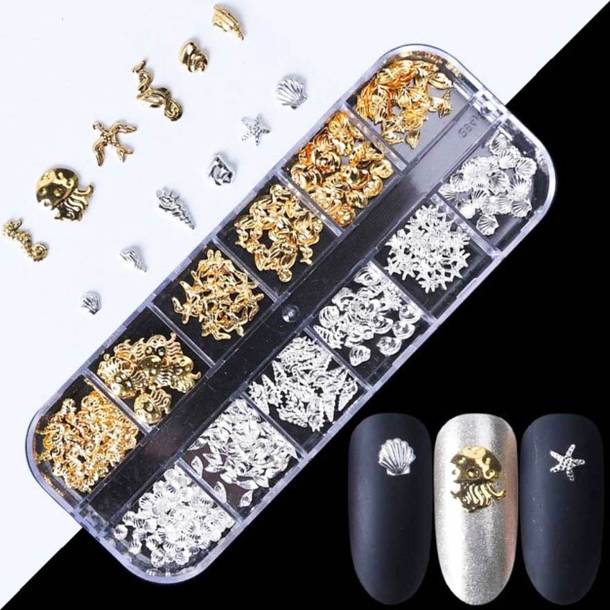 Beach Metal Embellishment case of 12 designs Main image
