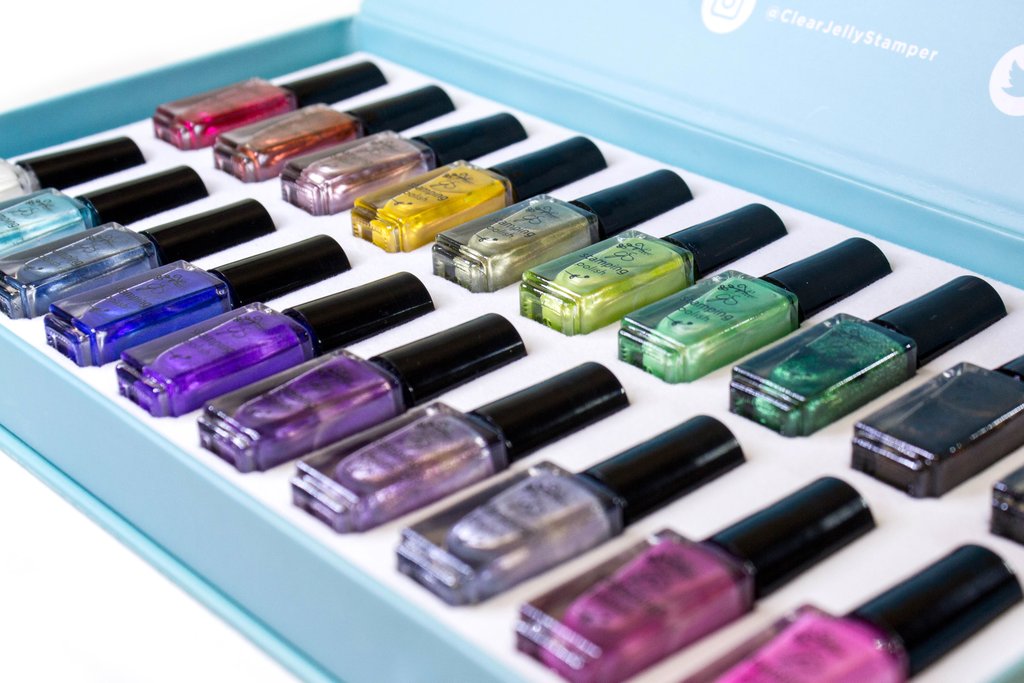 Metallic Shimmers Stamping Polish Kit - 20 colors Main image