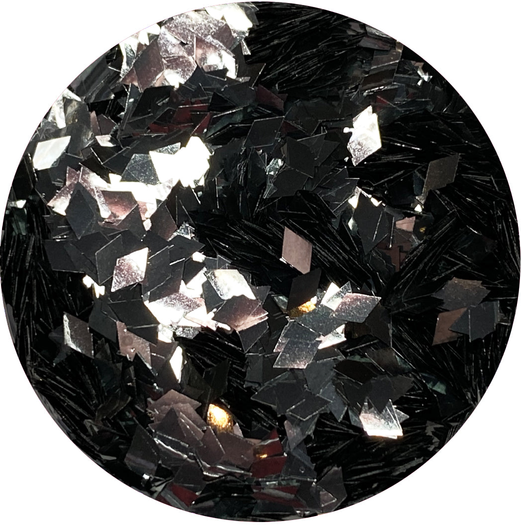 Metallic Gunmetal Diamond Confetti Glitter Main image