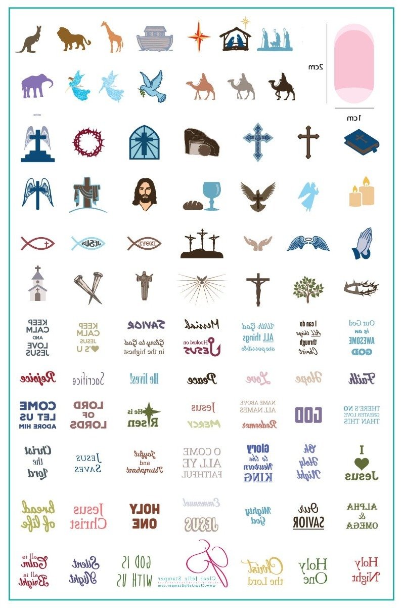 Hooked on Jesus! (CjSLC-14)  - Clear Jelly Stamping Plate Main image