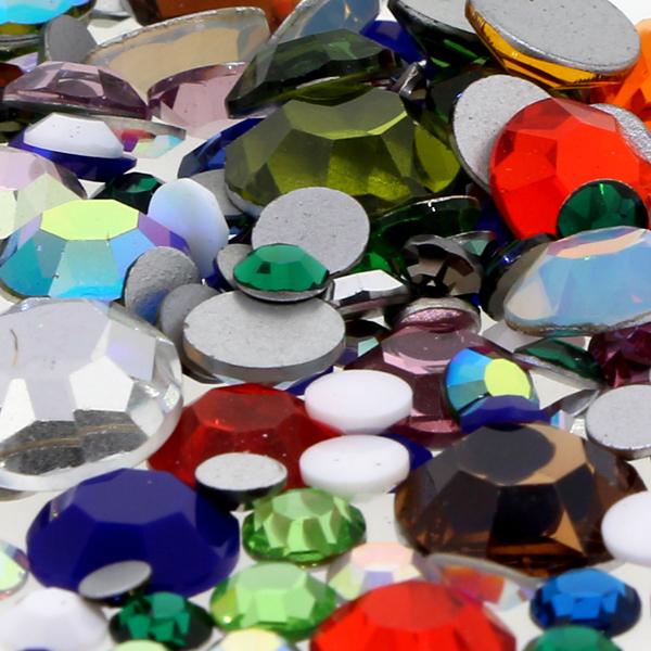 Pave Pack of Crystals - Swarovski® & Preciosa - Mixed Colors Main image