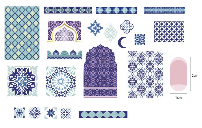 Moorish Motifs (Morocco and Spain) (CjS LC-26) - Clear Jelly Stamping Plate