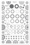 Myriad of Mandalas (CjSLC-18) - Clear Jelly Stamping Plate