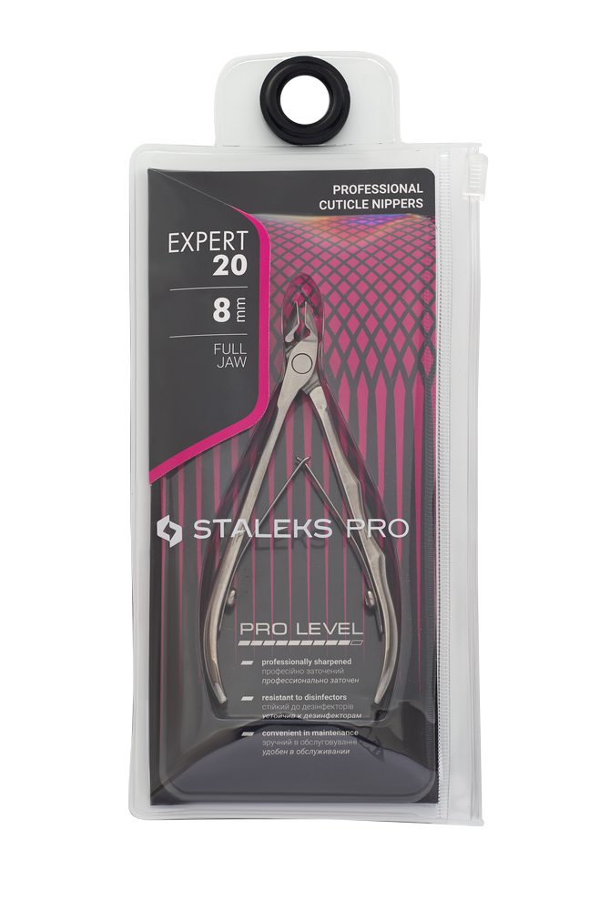 Staleks Pro Expert Professional Cuticle Nippers NE-20-8mm