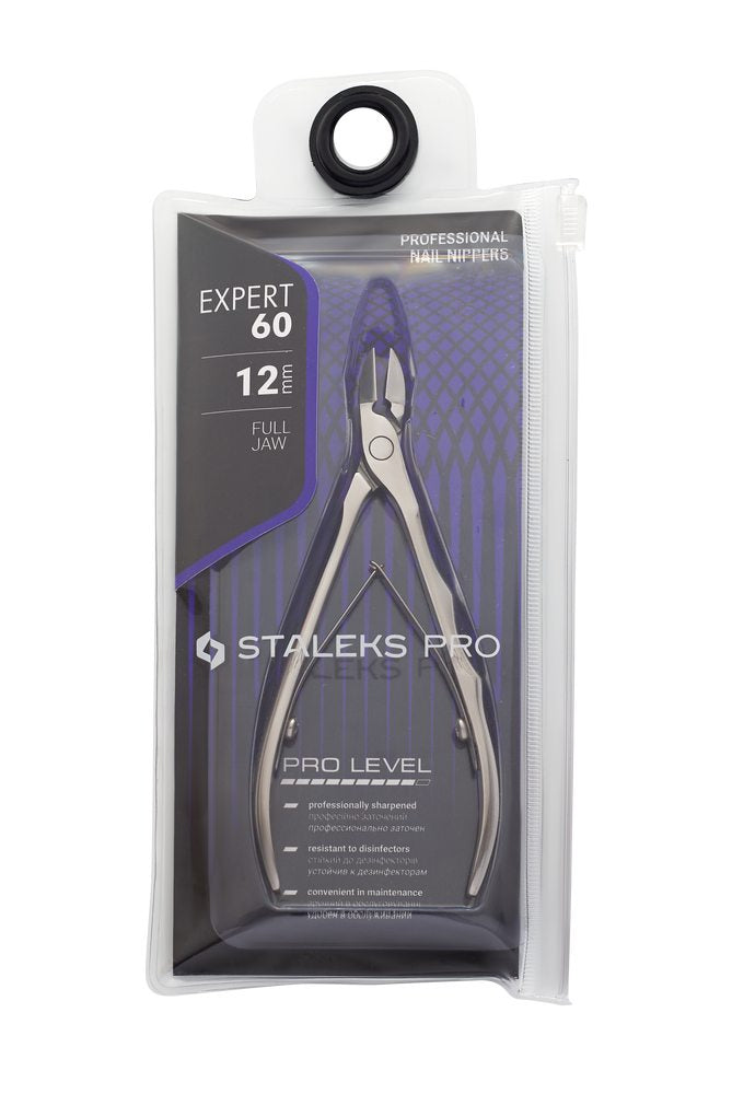 Staleks Pro Expert 60 Professional Multi Purpose Nail Nippers 5.1 INCH 12mm Jaw    NE-60-12