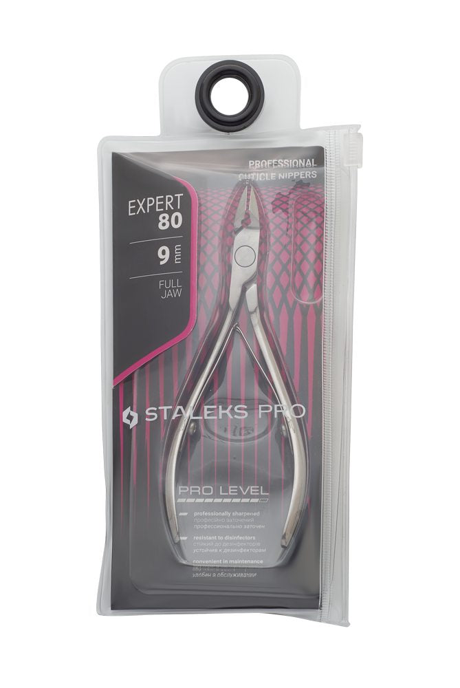 Staleks Pro Expert Professional Cuticle Nippers - Curved Ergonomic Hold