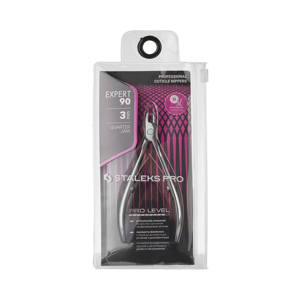 Staleks Pro Expert Professional Cuticle Nippers NE-90-3mm