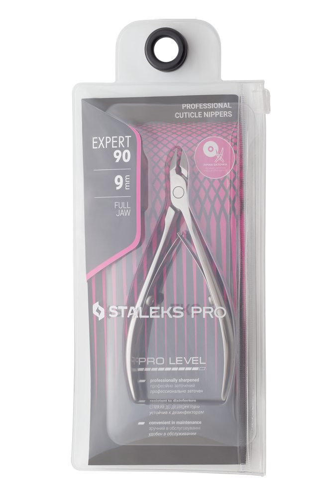 Staleks Pro EXPERT 90 Professional Cuticle Nippers - 9mm - NE-90-9