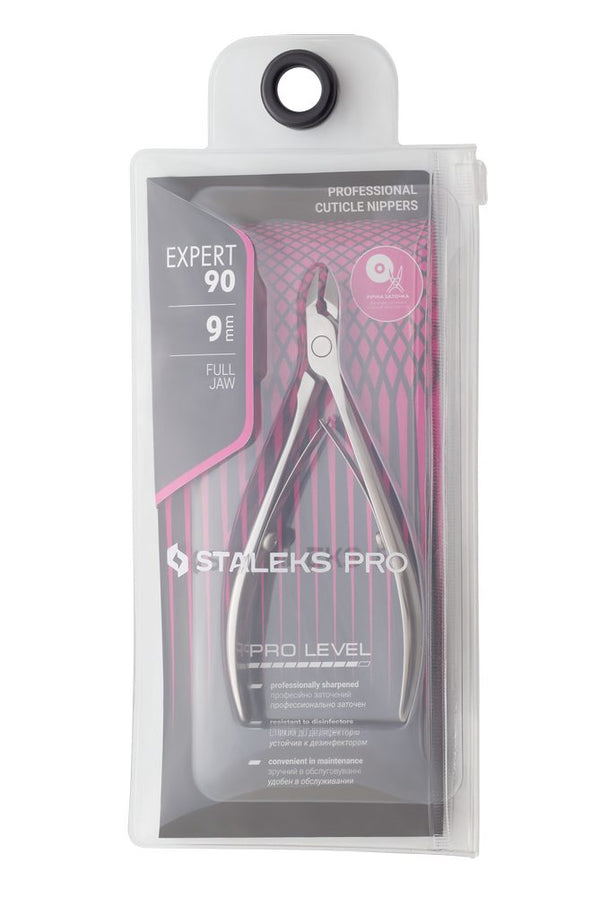Staleks Pro EXPERT 90 Professional Cuticle Nippers - 9mm - NE-90-9