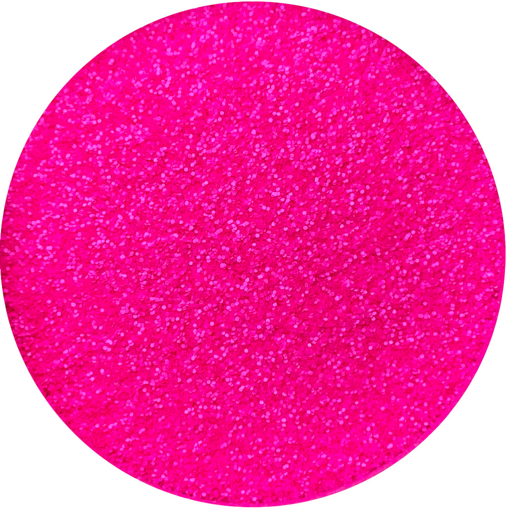 Neon Glitter Stacker - Set of 6