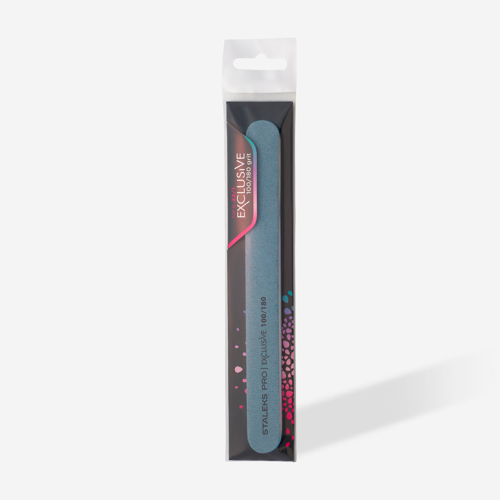 Premium Exclusive Zebra Mineral Beveled Straight Nail Files