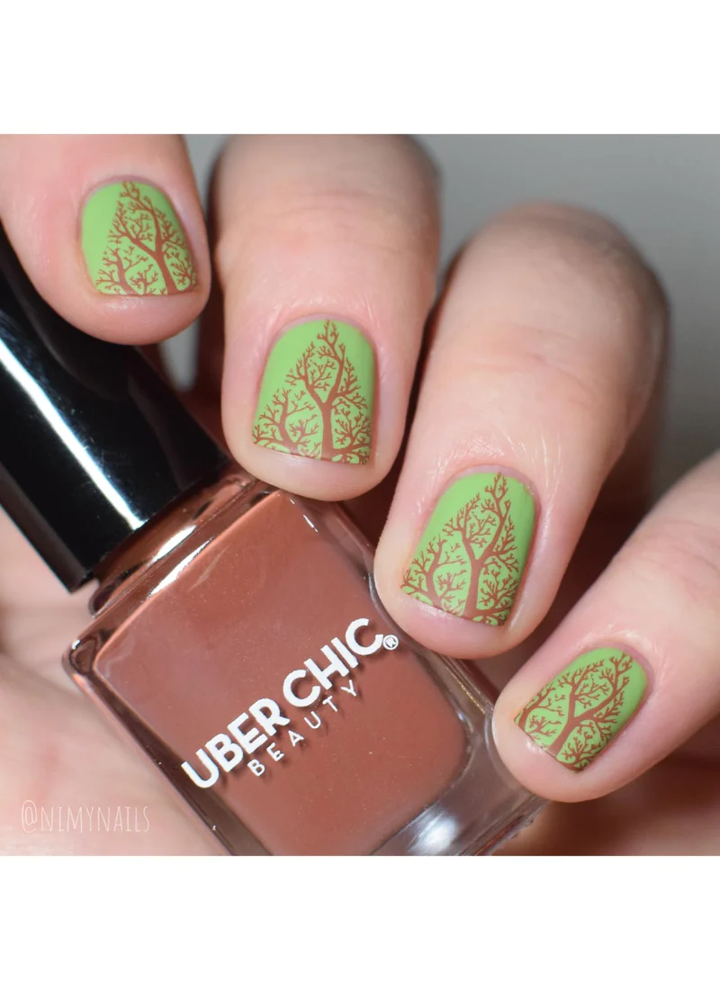 Modern Mountainscapes - Uber Chic Mini Stamping Plate
