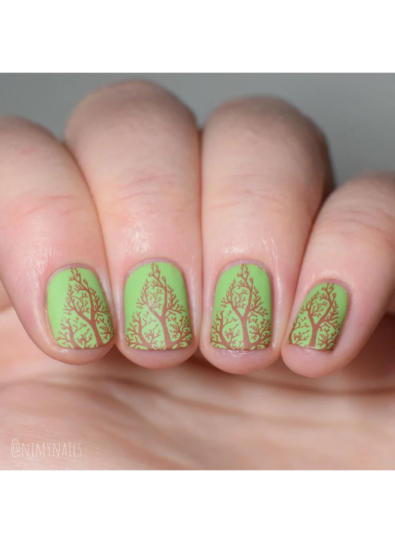 Modern Mountainscapes - Uber Chic Mini Stamping Plate