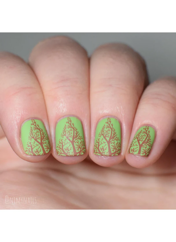Modern Mountainscapes - Uber Chic Mini Stamping Plate