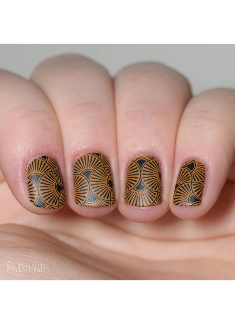 Art Deco Refinement-  Uber Chic Stamping Plate