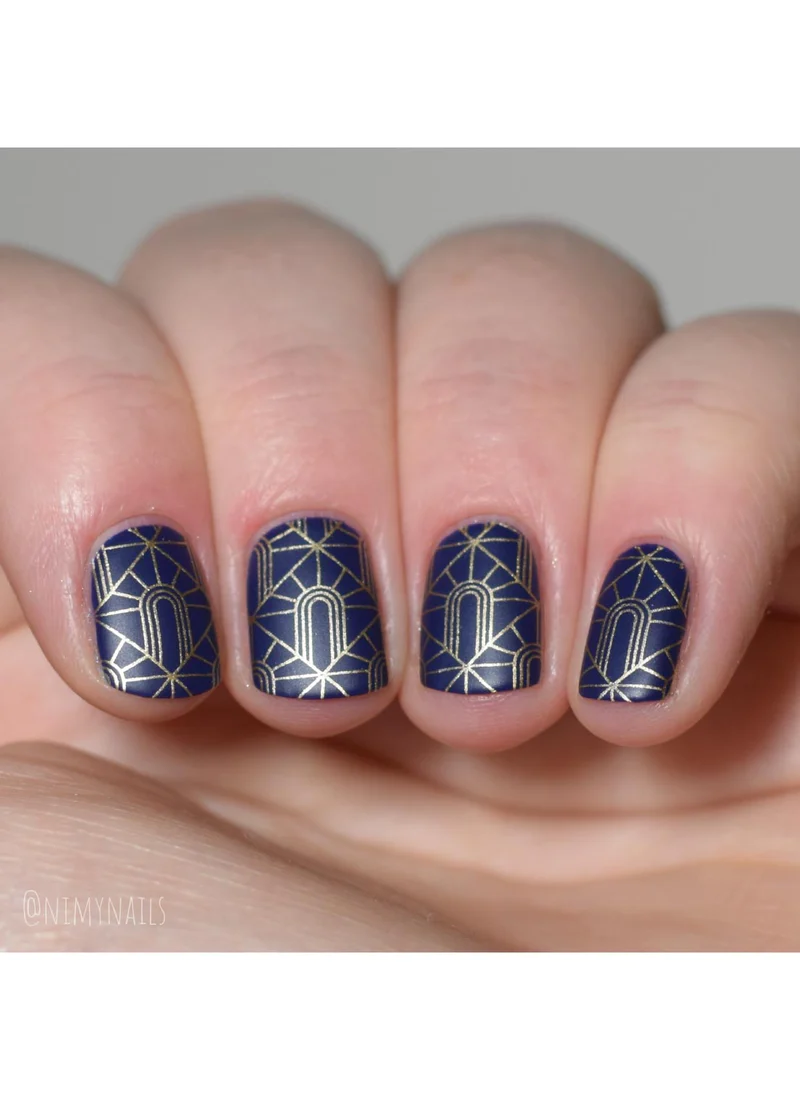 Art Deco Refinement-  Uber Chic Stamping Plate