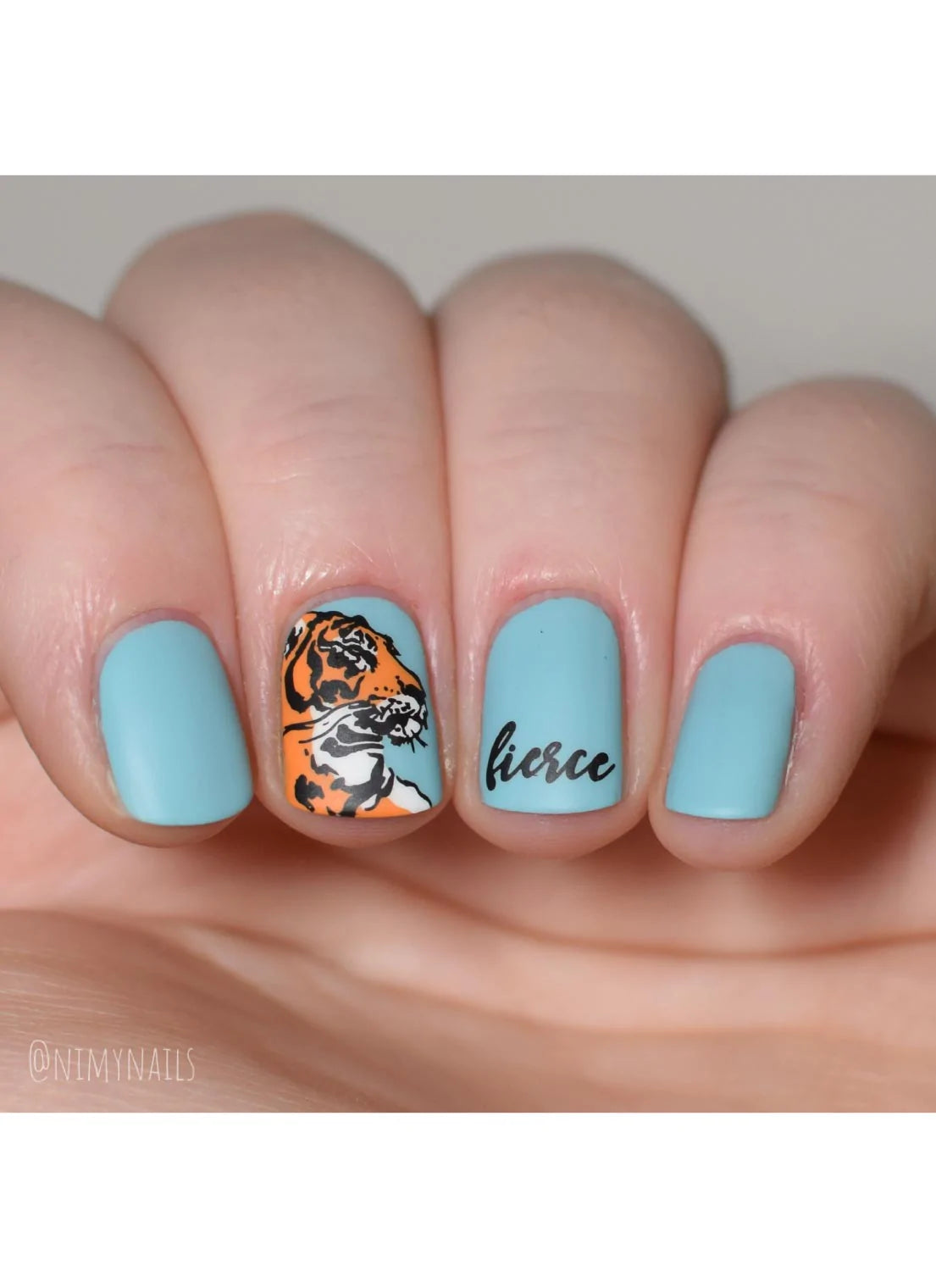 Wild & Fierce: Big Cats -  Uber Chic Stamping Plate